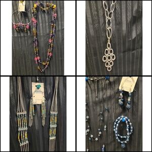 Bundle of 4 Neclace/Earring Sets